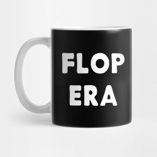 Flop Era typography white Mug